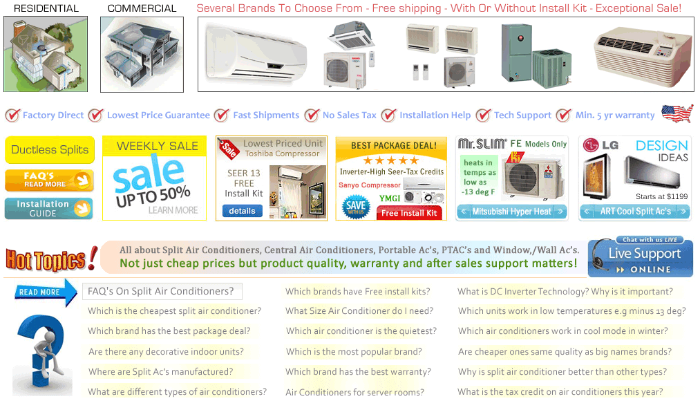 split air conditioner